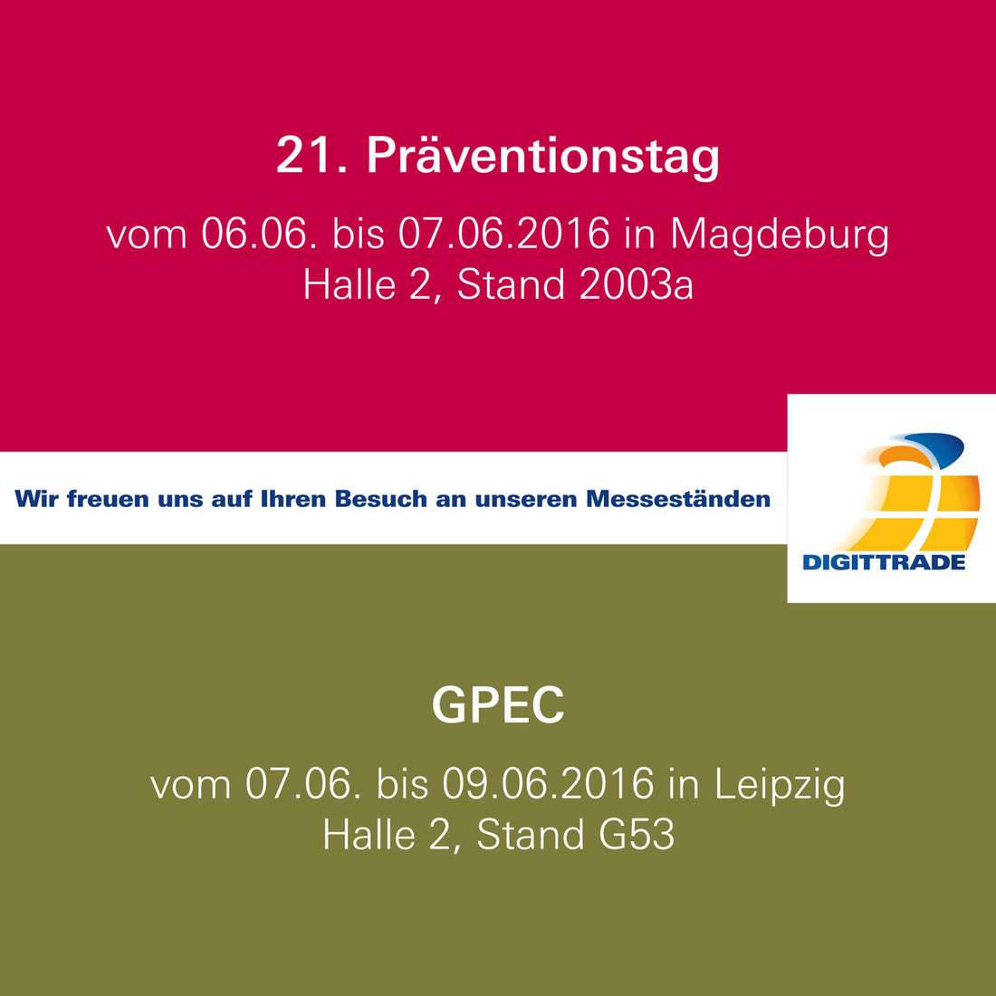 Zwei Events in vier Tagen